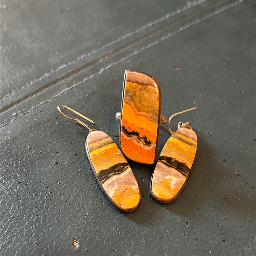 Elegant Multicolor Stone Jewelry Set